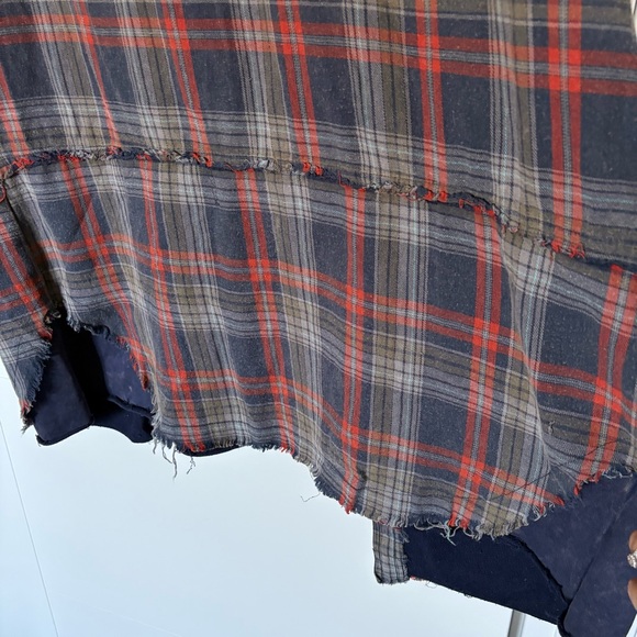 Oli & Hali Hooded Flannel Hooded Shacket Shirt dress size small - Picture 11 of 11